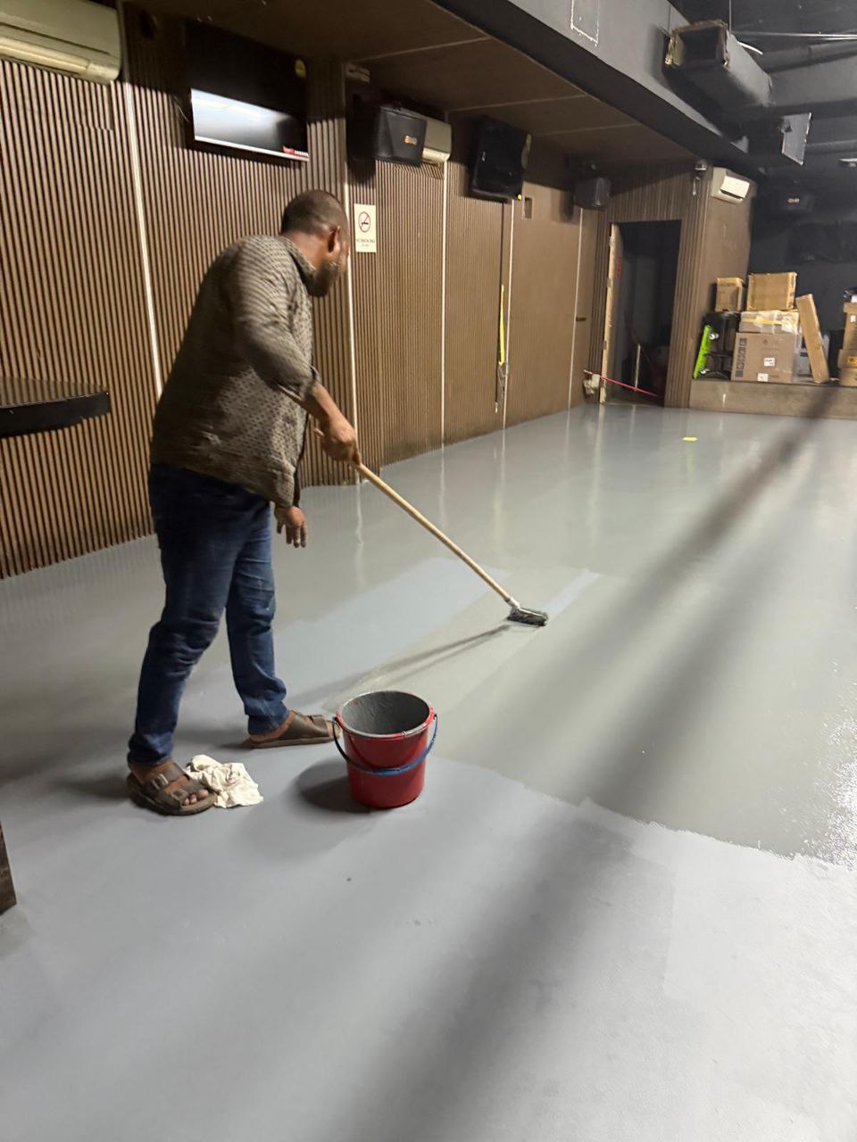 Our epoxy paint work