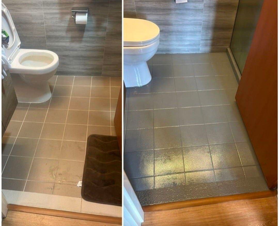 bathroom polishing