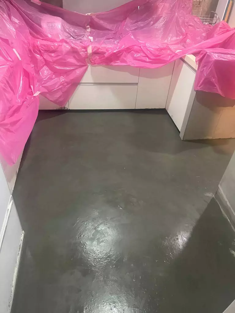 Our cement polishing work